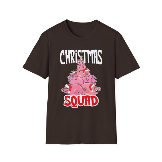 Christmas Squad T-Shirt — Cute Pig Holiday Tee
