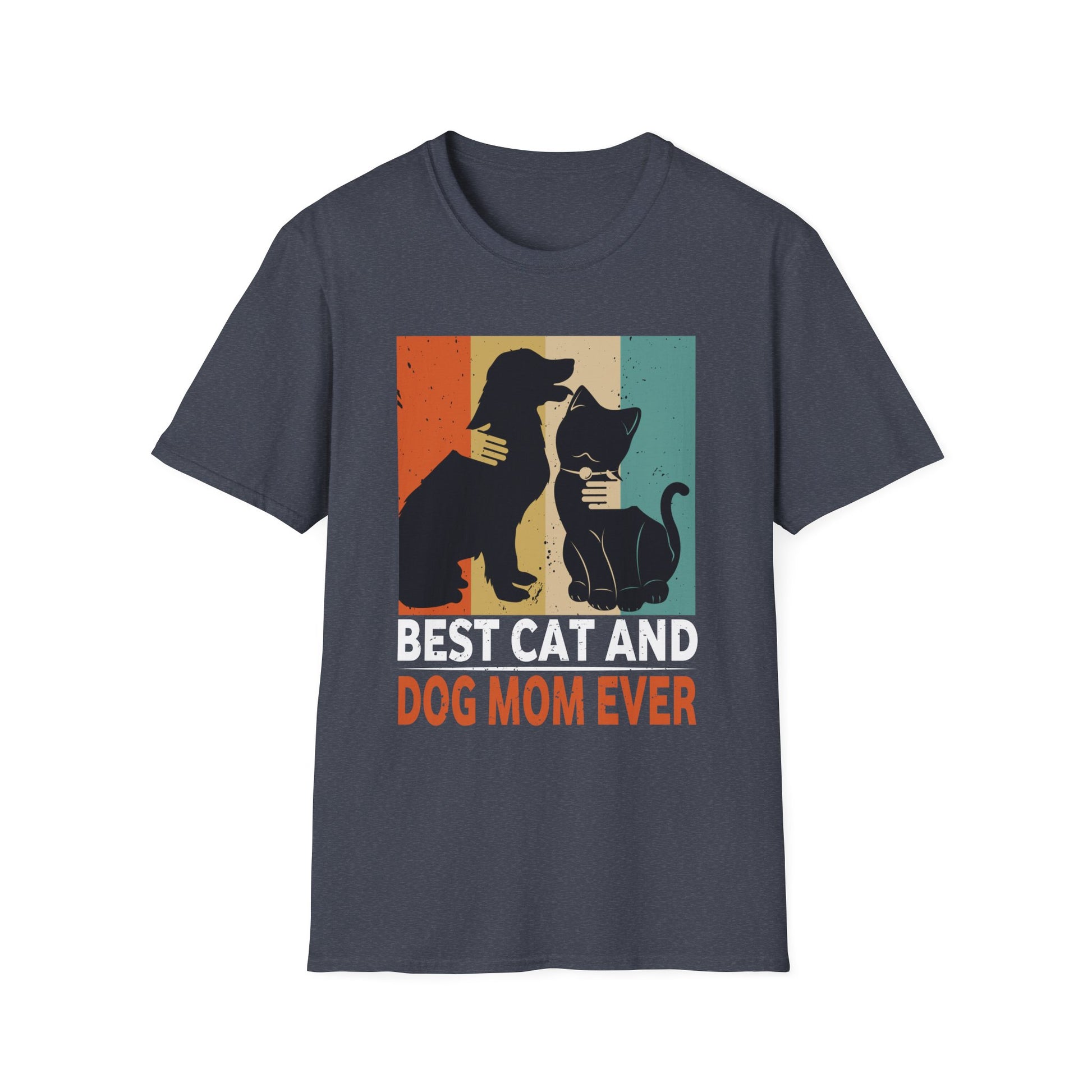 Retro Cat Dog Mom Cat Mama Furmama Puppy Kitty Mothers Day Unisex T-Shirt