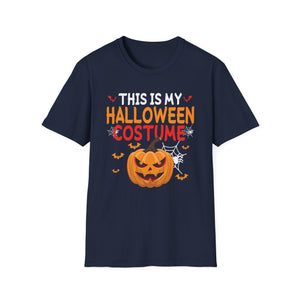This Is My Halloween Costume T-Shirt — Pumpkin Jack-O'-Lantern Tee for Halloween Party & Trick-or-Treat