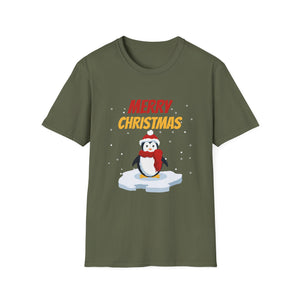 Christmas Penguin T-Shirt — Merry Christmas Holiday Graphic Tee