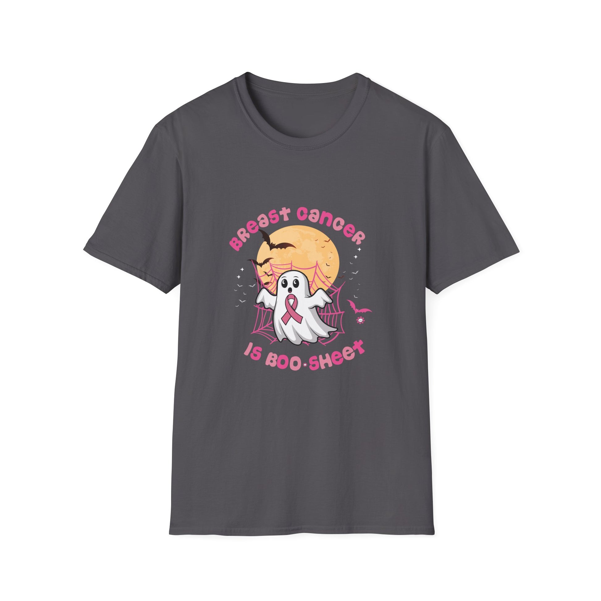 Breast Cancer Is Boo Sheet Halloween Breast Cancer Awareness Unisex  Tee,