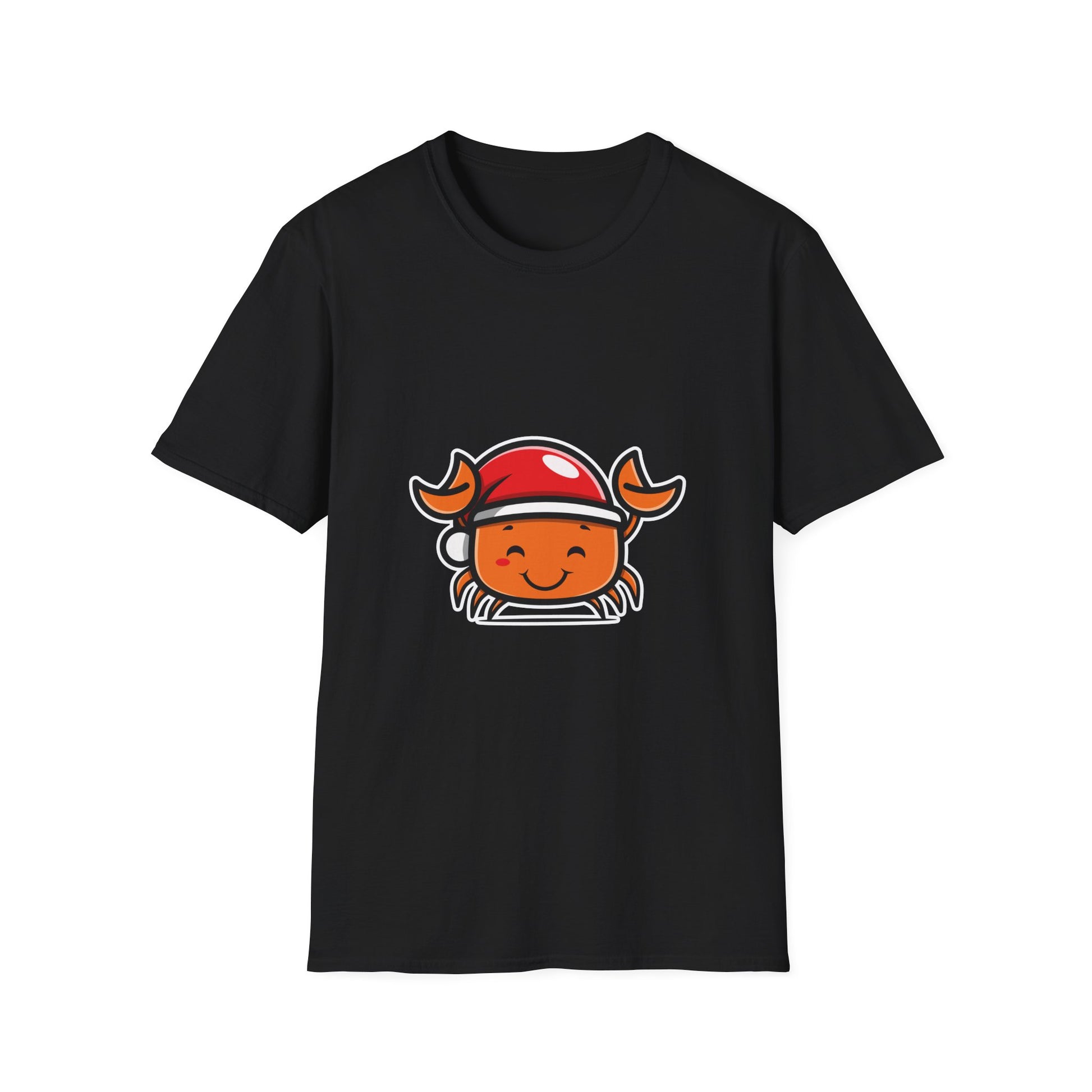 Christmas Crab Santa Hat Ugly Christmas Sweater Unisex T-Shirt