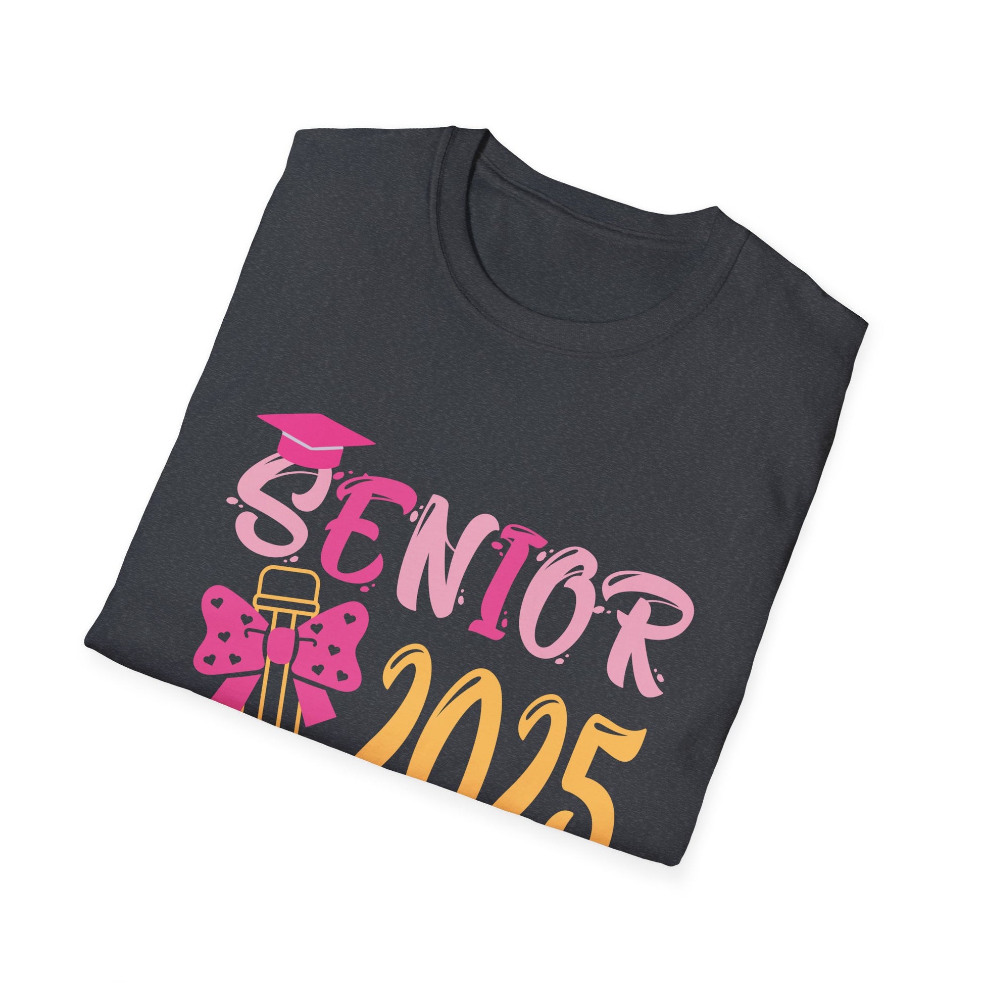 Senior 2025 Coquette Pink Bow Class of 2025 Unisex T-Shirt