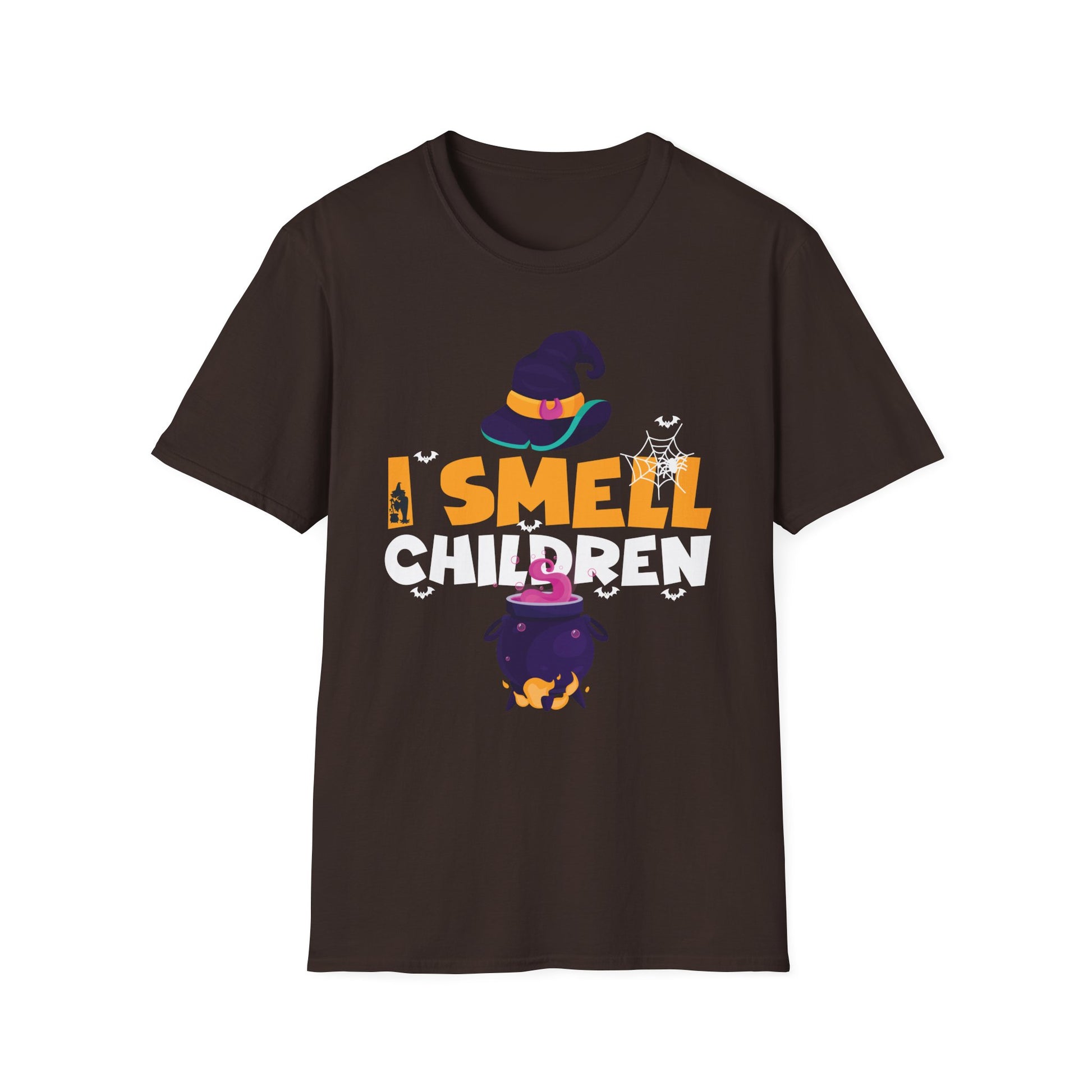 Halloween Witch T-Shirt — "I Smell Children" Funny Spooky Graphic Tee