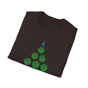 Joy Bowling Holiday T-Shirt — Bowling Ball Christmas Tree Tee