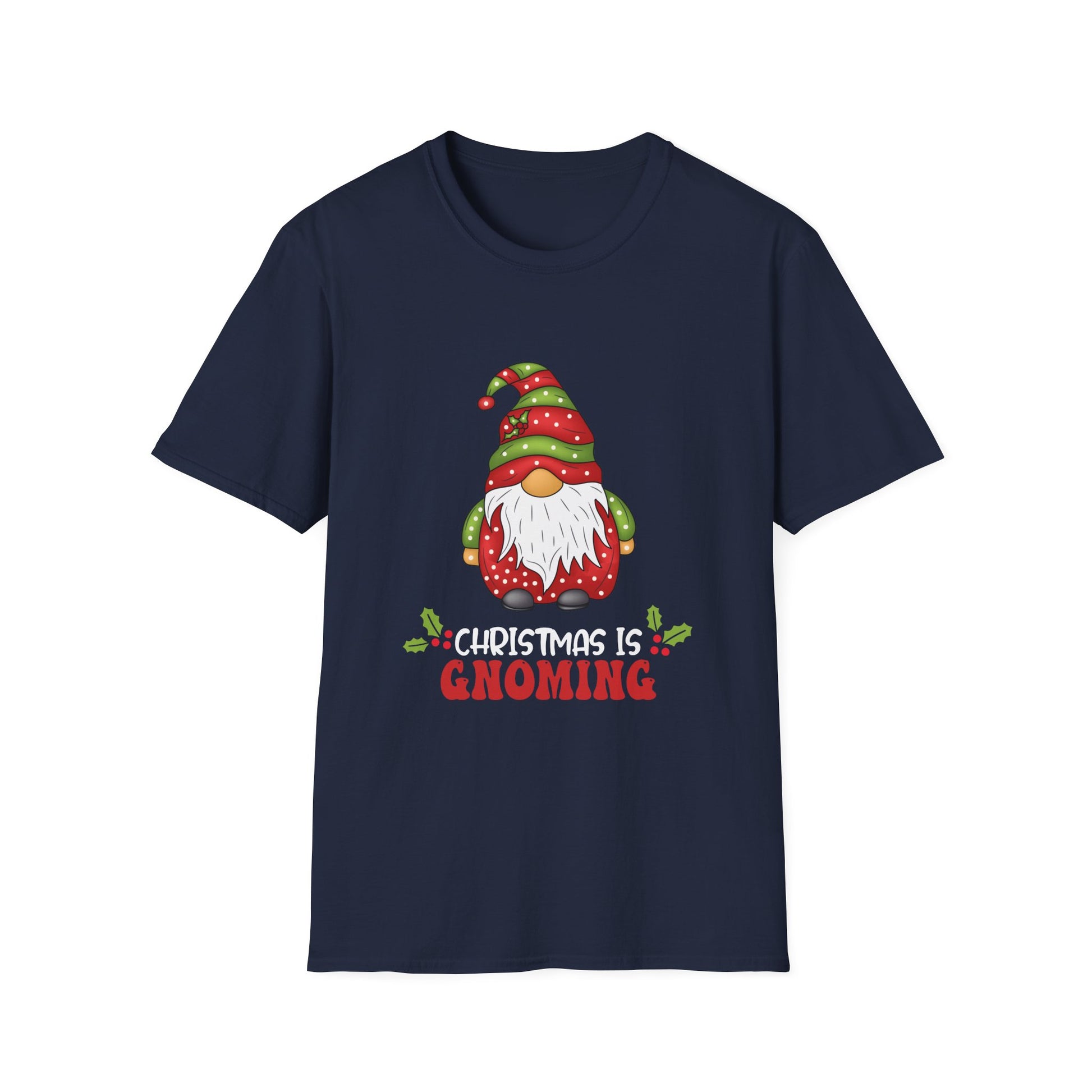 Christmas Is Gnoming Funny Santa Christmas Gnome Christmas Unisex T-Shirt