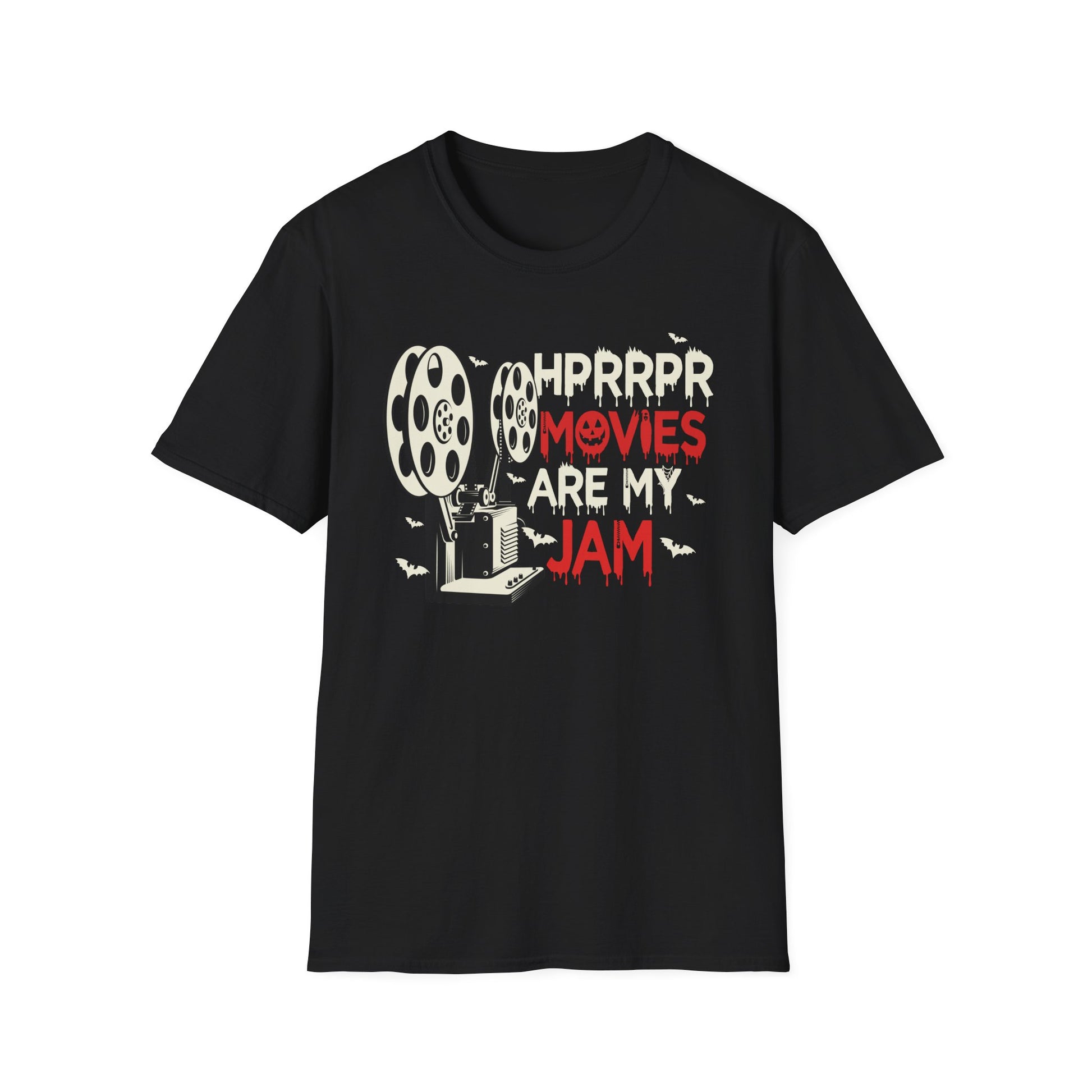 Movies Are My Jam T-Shirt — Vintage Film Reel Horror Fan Tee