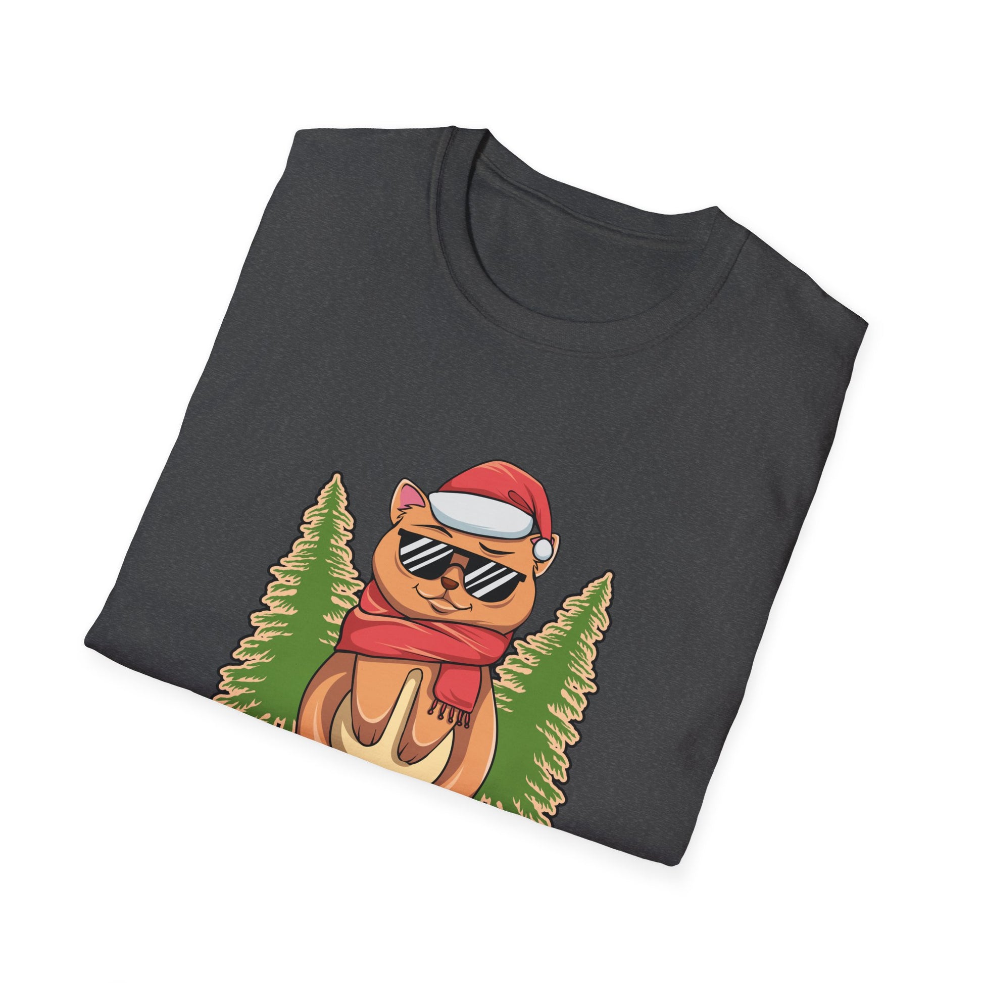 Cats For Everybody Christmas Cat Funny Xmas Women Santa Unisex T-Shirt