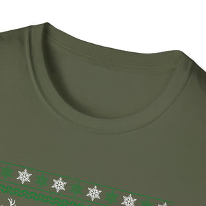 Christmas Gym Workout Ugly Christmas Merry Fitness Unisex T-Shirt