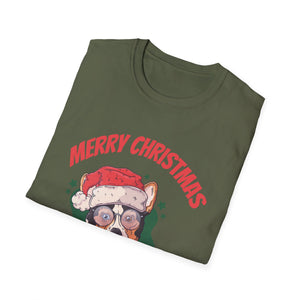 Blue Heeler With Christmas Sweater Unisex T-Shirt