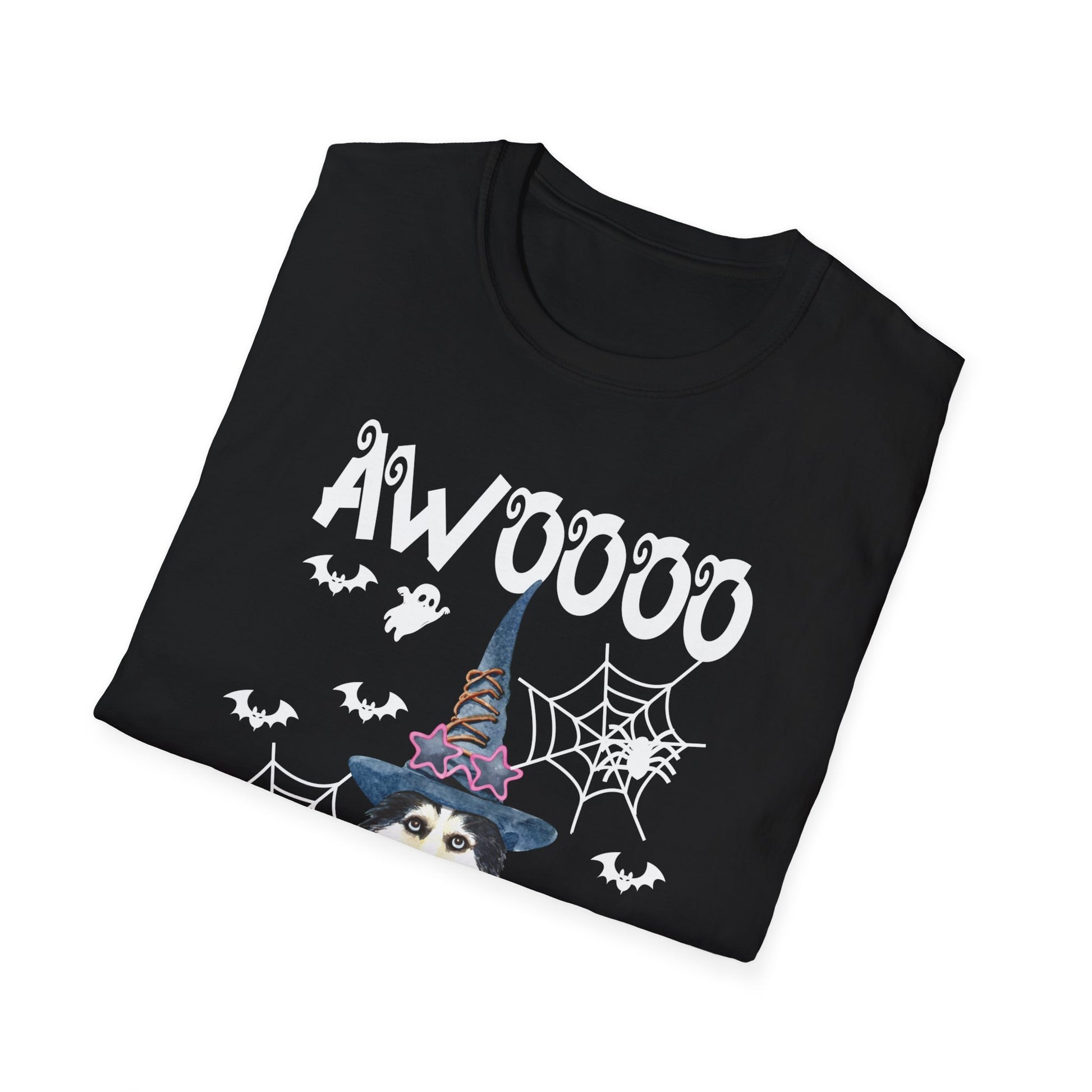 Husky Halloween Funny Siberian Husky Halloween Tee  Unisex Softstyle T-Shirt