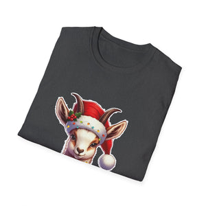 Christmas Baby Reindeer T-Shirt — Cute Santa Hat Holiday Tee