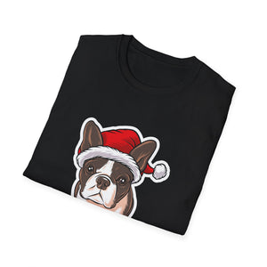Christmas French Bulldog Outfit Santa Christmas Unisex T-Shirt