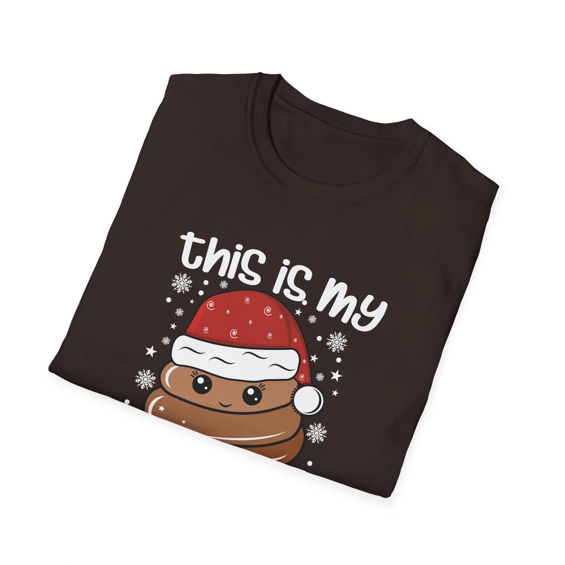 Christmas Pajama Shirt T-Shirt — "This Is My Christmas Poojama Shirt (I Mean Pajama Shirt)" Holiday Tee