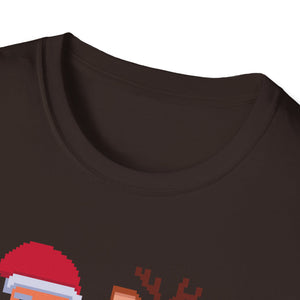 Christmas Santa Elf Lights Gaming Controllers Xmas Boys Kids T-Shirt