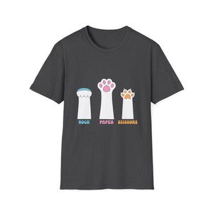 Cat Paws Rock Paper Scissors T-Shirt
