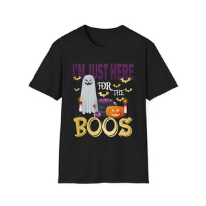 Just Here For The Boos Halloween Costume Funny Halloween TeeUnisex Softstyle T-Shirt