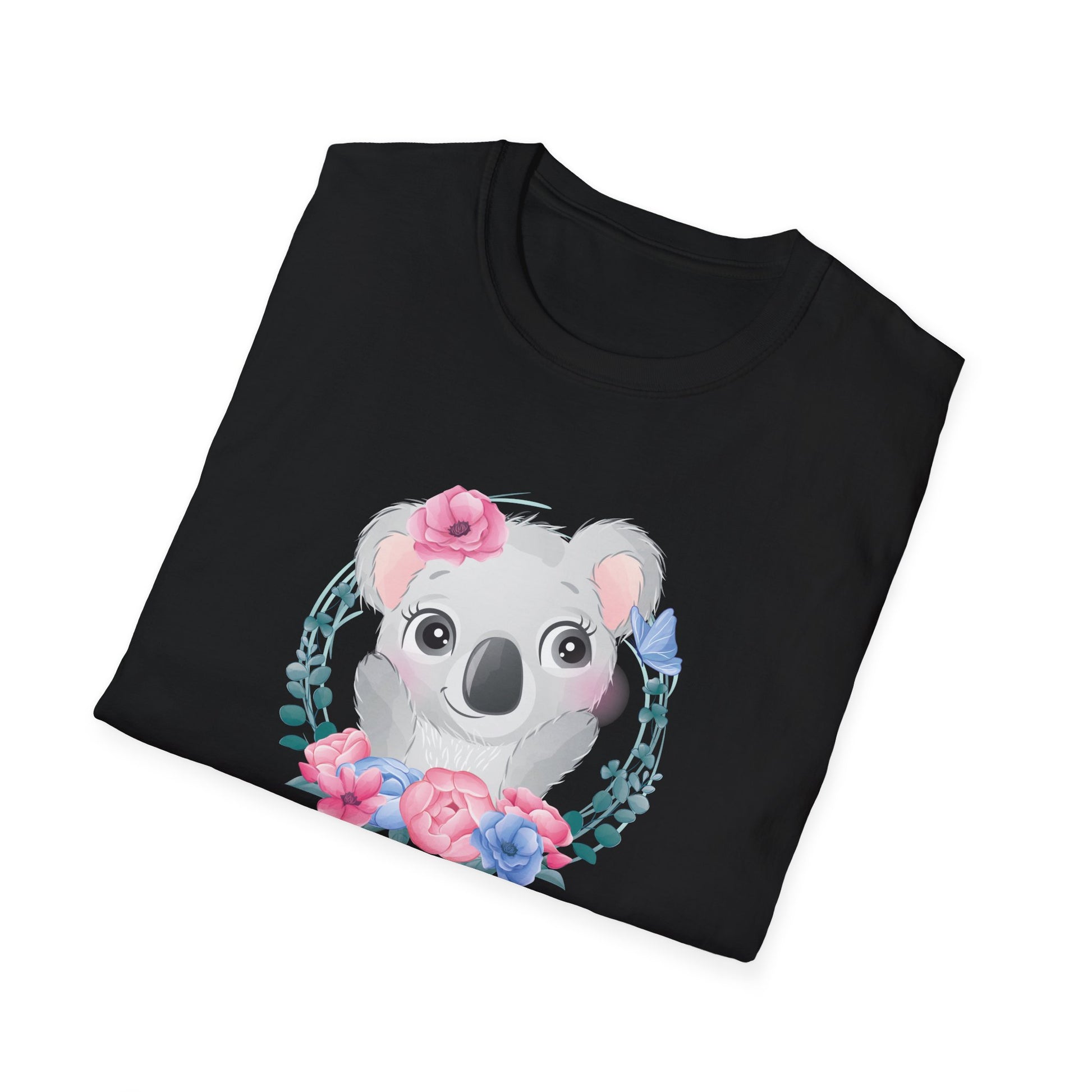 Birthday Girl Koala T-Shirt — Cute Floral Kids' Birthday Tee
