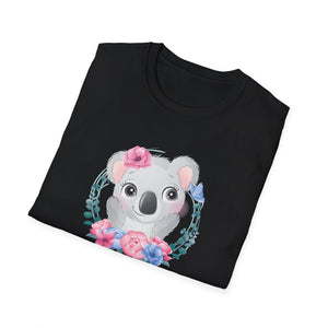 Birthday Girl Koala T-Shirt — Cute Floral Kids' Birthday Tee