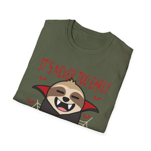 Sloth Vampire Halloween T-Shirt – 