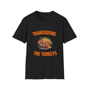 They are eating the turkeys Funny Thanksgiving  Unisex T-Shirt