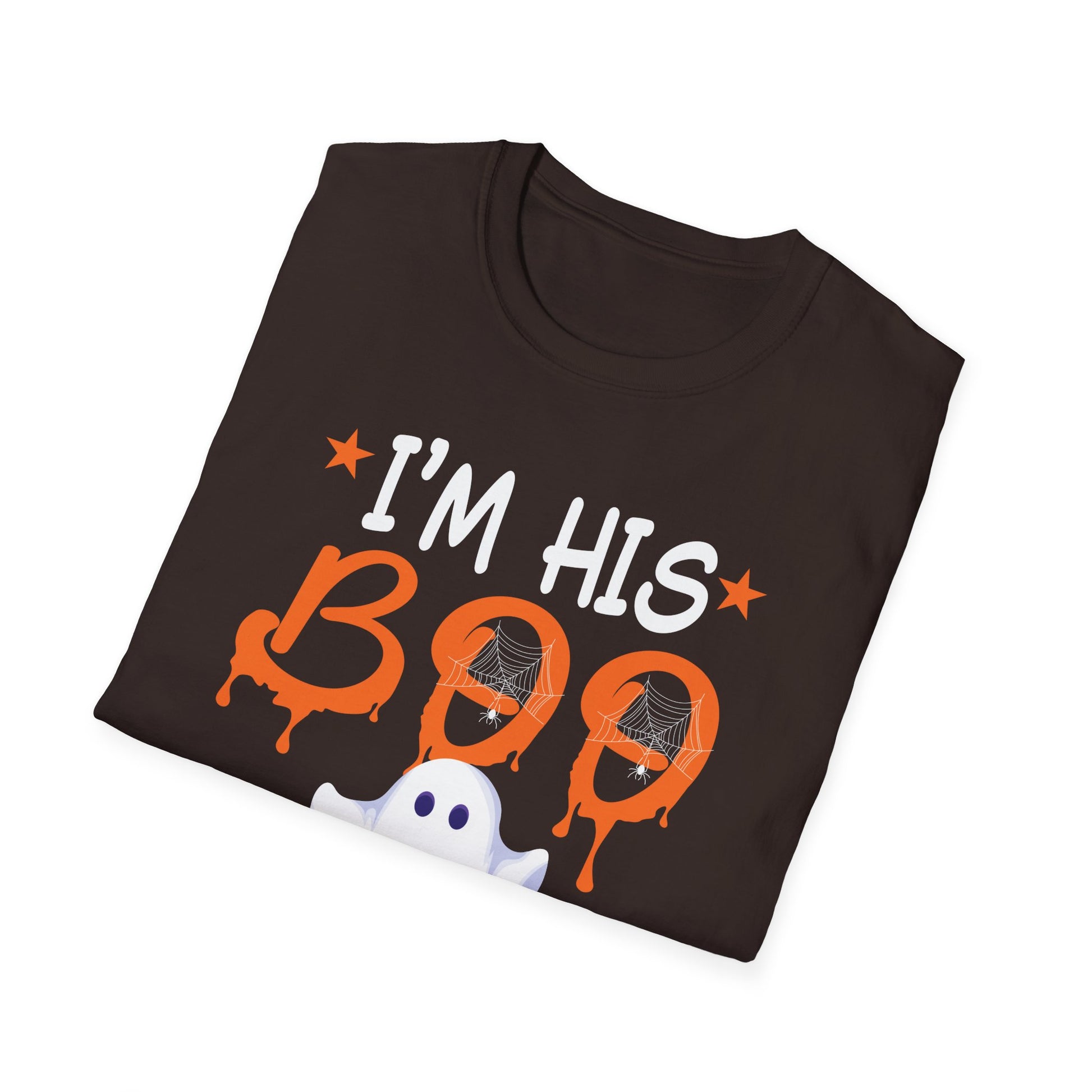 Halloween "I'm His Boo" T-Shirt — Cute Ghost Couples Tee