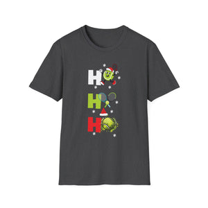 T-Shirt — Festive 'Ho Ho Ho' Tennis Christmas Tee
