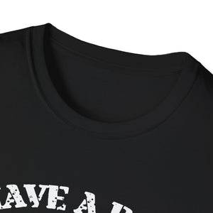 Have a Rad Christmas T-Shirt — Retro Gas Mask Santa Holiday Tee