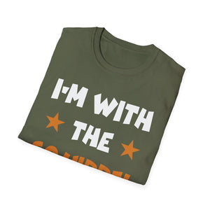 Squirrel Graphic T-Shirt — Retro Orange Stars Tee