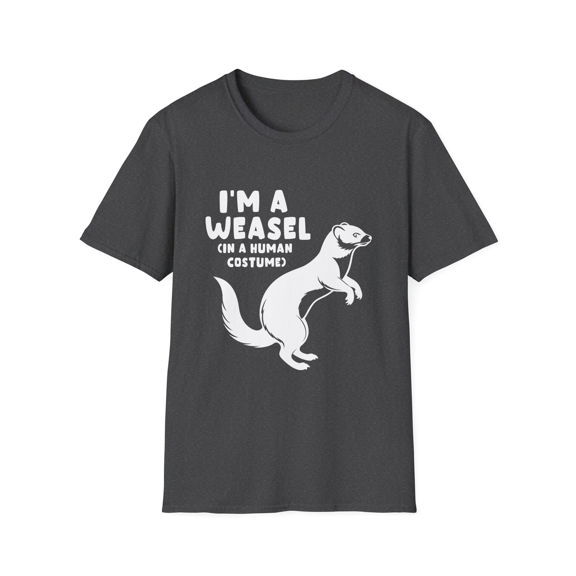Weasel Costume Funny Halloween Cute Graphic T-Shirt-productor-mockup