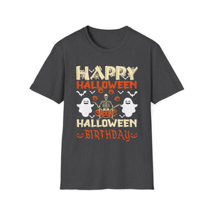Happy Halloween Birthday kids Yes Its My Birthday Halloween TeeUnisex Softstyle T-Shirt