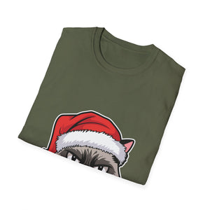 Cat Ugly Christmas Funny Merry Christmas Cat Hate Christmas Unisex T-Shirt