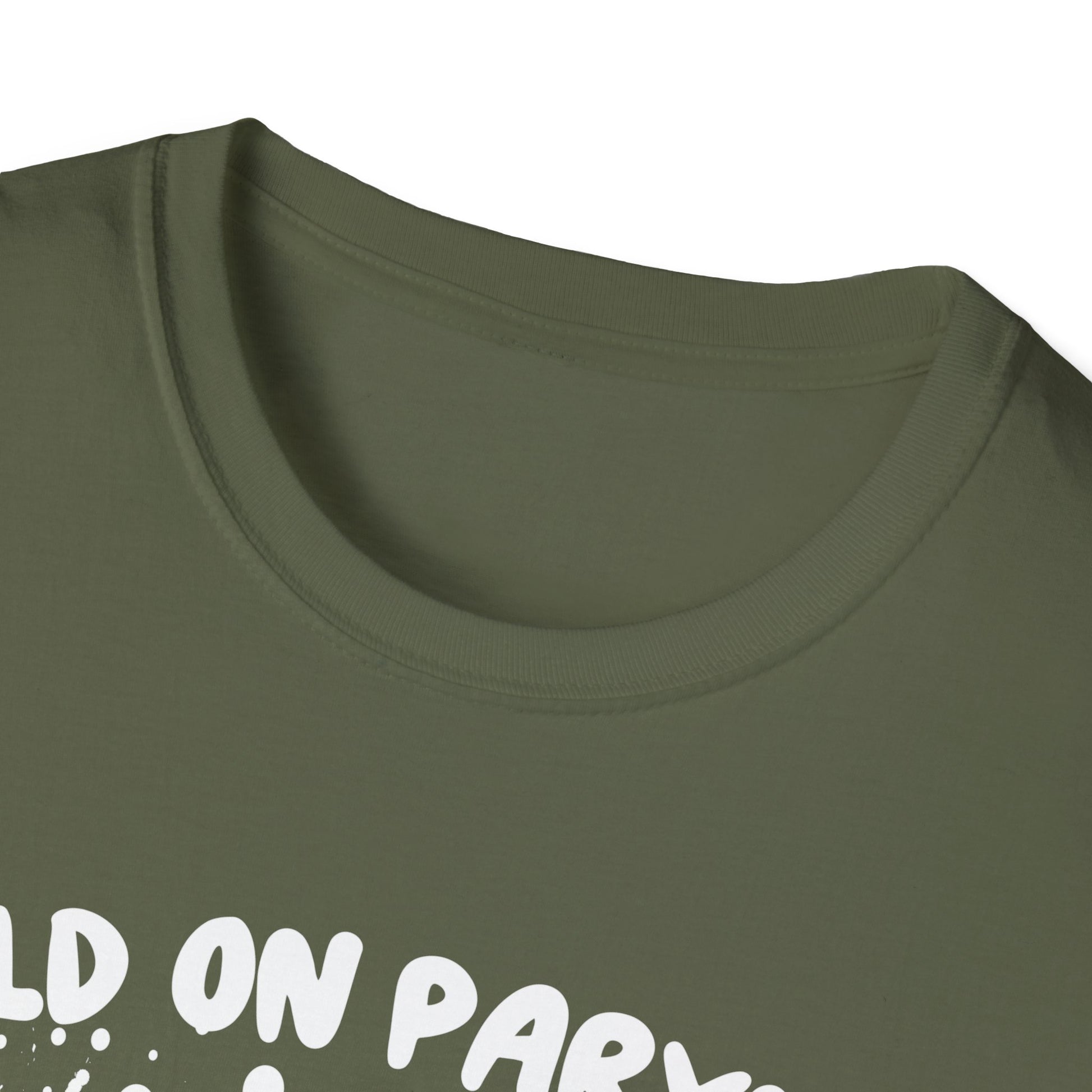 Overstimulated Raccoon T-Shirt — "Hold On Paryner I’m Overstimulated" Funny Graphic Tee