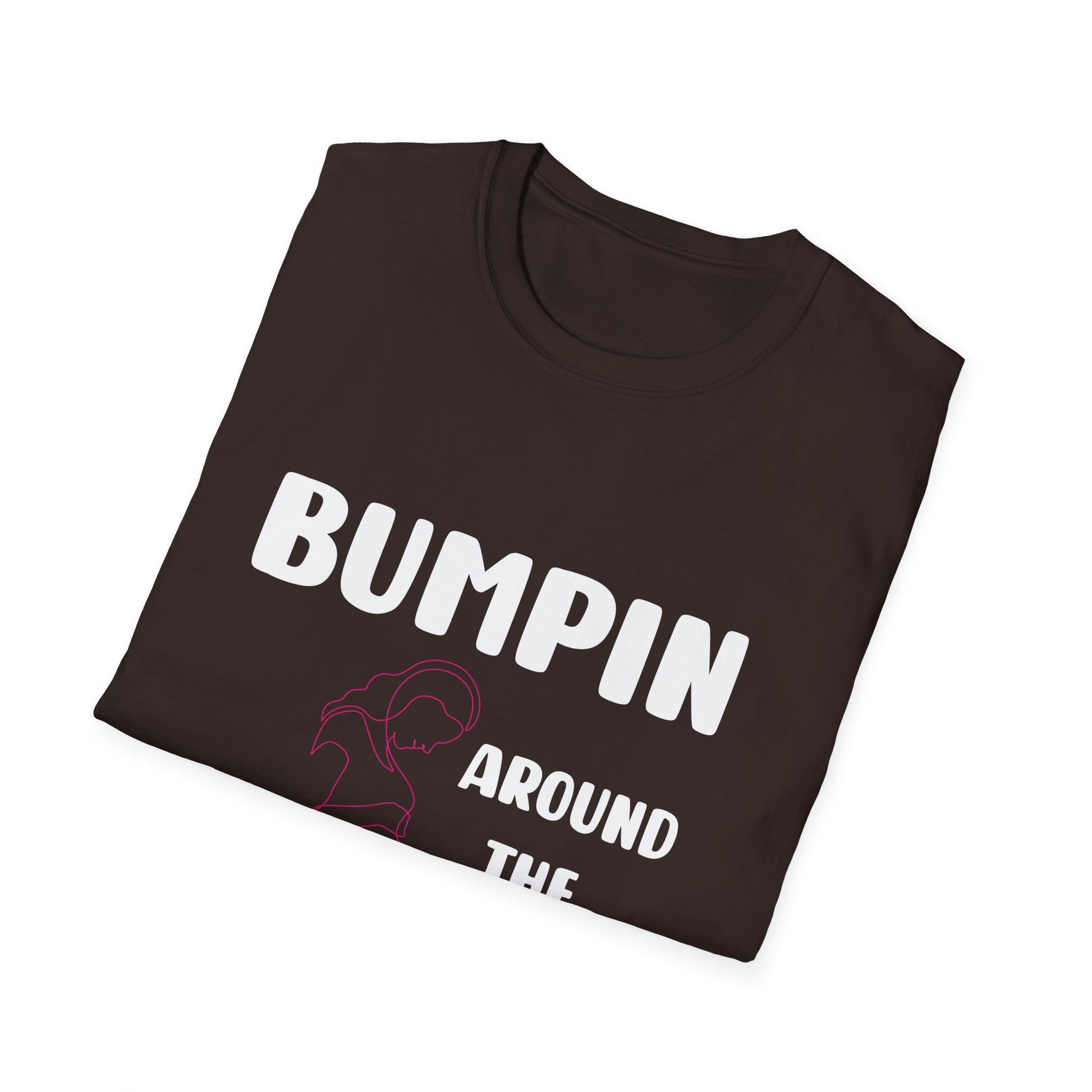 Bumping Around the Christmas Tree Christmas Pregnancy Unisex T-Shirt