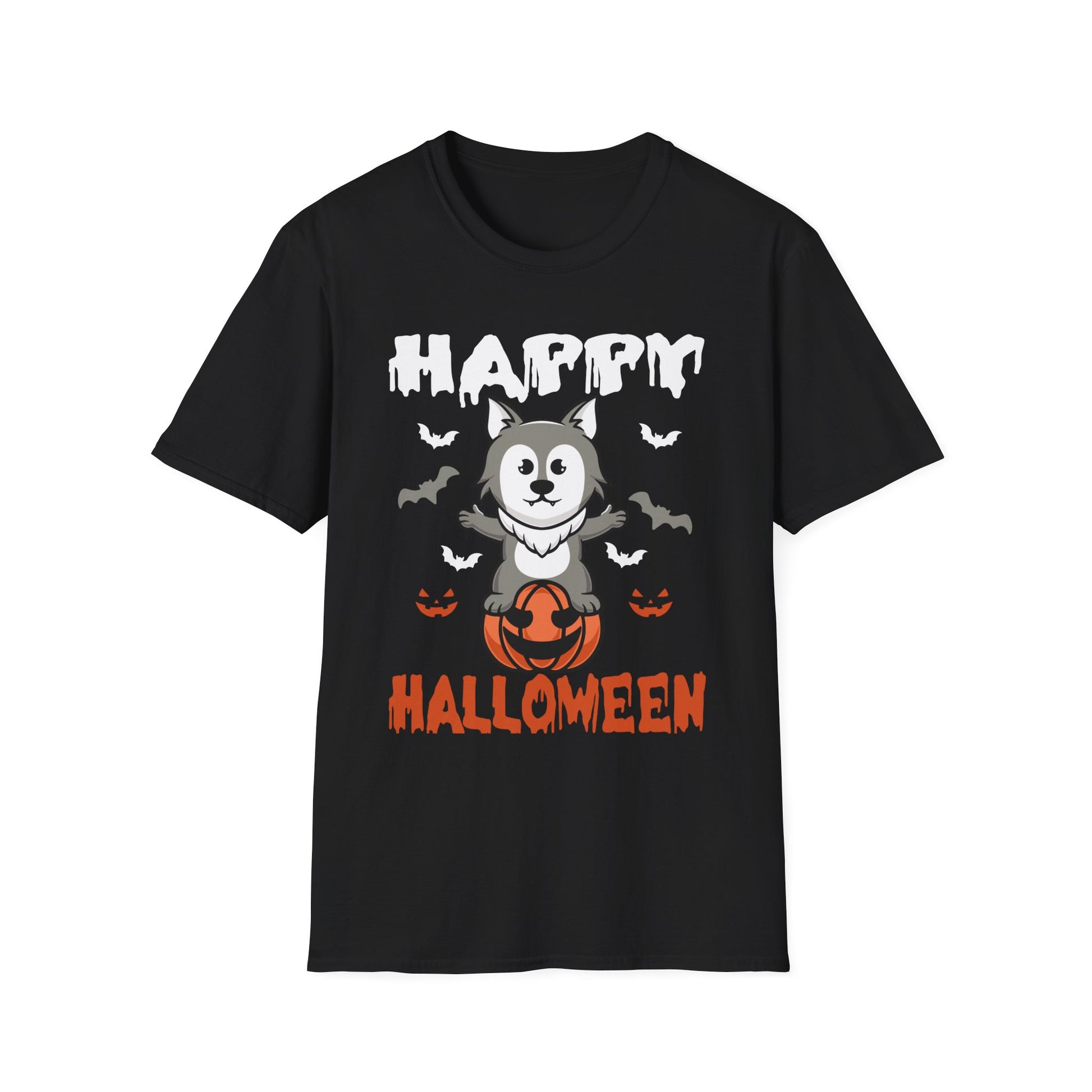 Happy Halloween Scary Pumpkin Halloween Costume Ghost TeeUnisex Softstyle T-Shirt