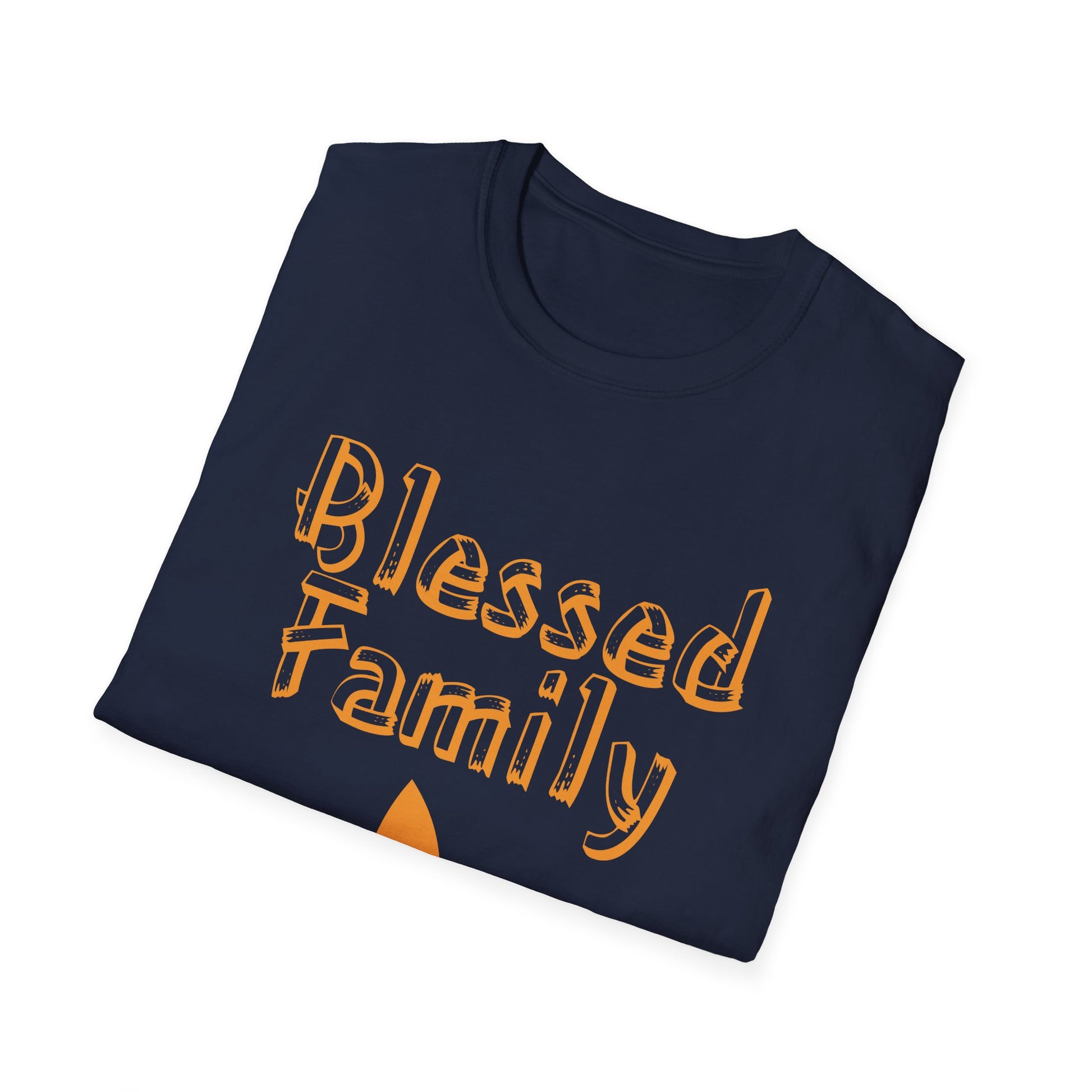 Blessed Family T-Shirt — Fall Leaf Family Tee  Unisex T-Shirt