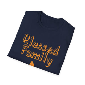 Blessed Family T-Shirt — Fall Leaf Family Tee  Unisex T-Shirt