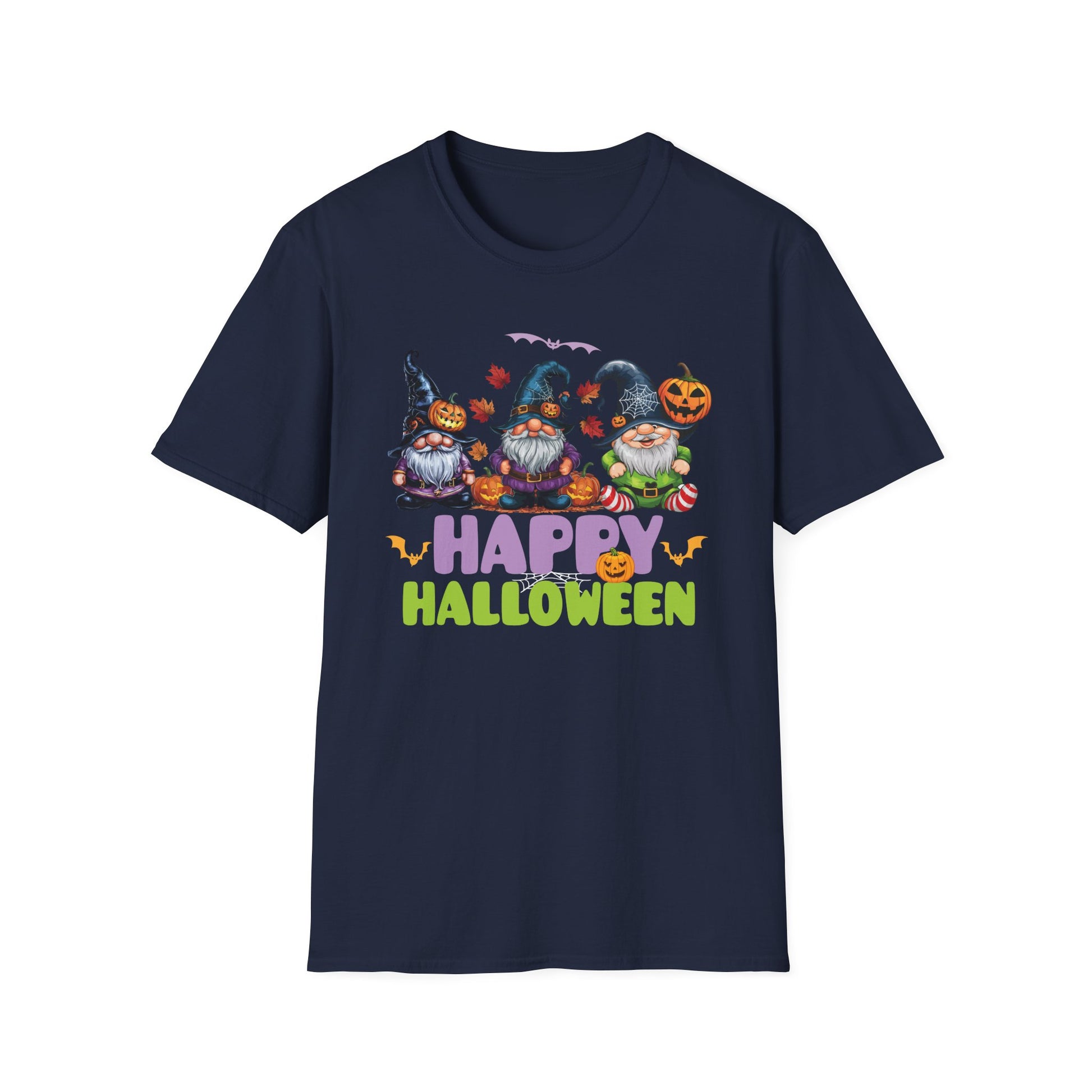 Happy Halloween Gnomes T-Shirt — Cute Spooky Pumpkin Gnome Halloween Tee