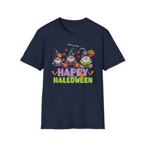 Happy Halloween Gnomes T-Shirt — Cute Spooky Pumpkin Gnome Halloween Tee