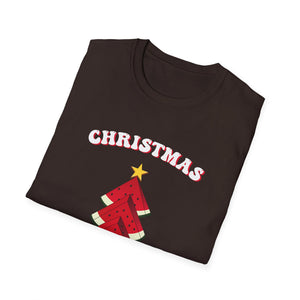 T-Shirt — Christmas in August Watermelon Tree Graphic Tee