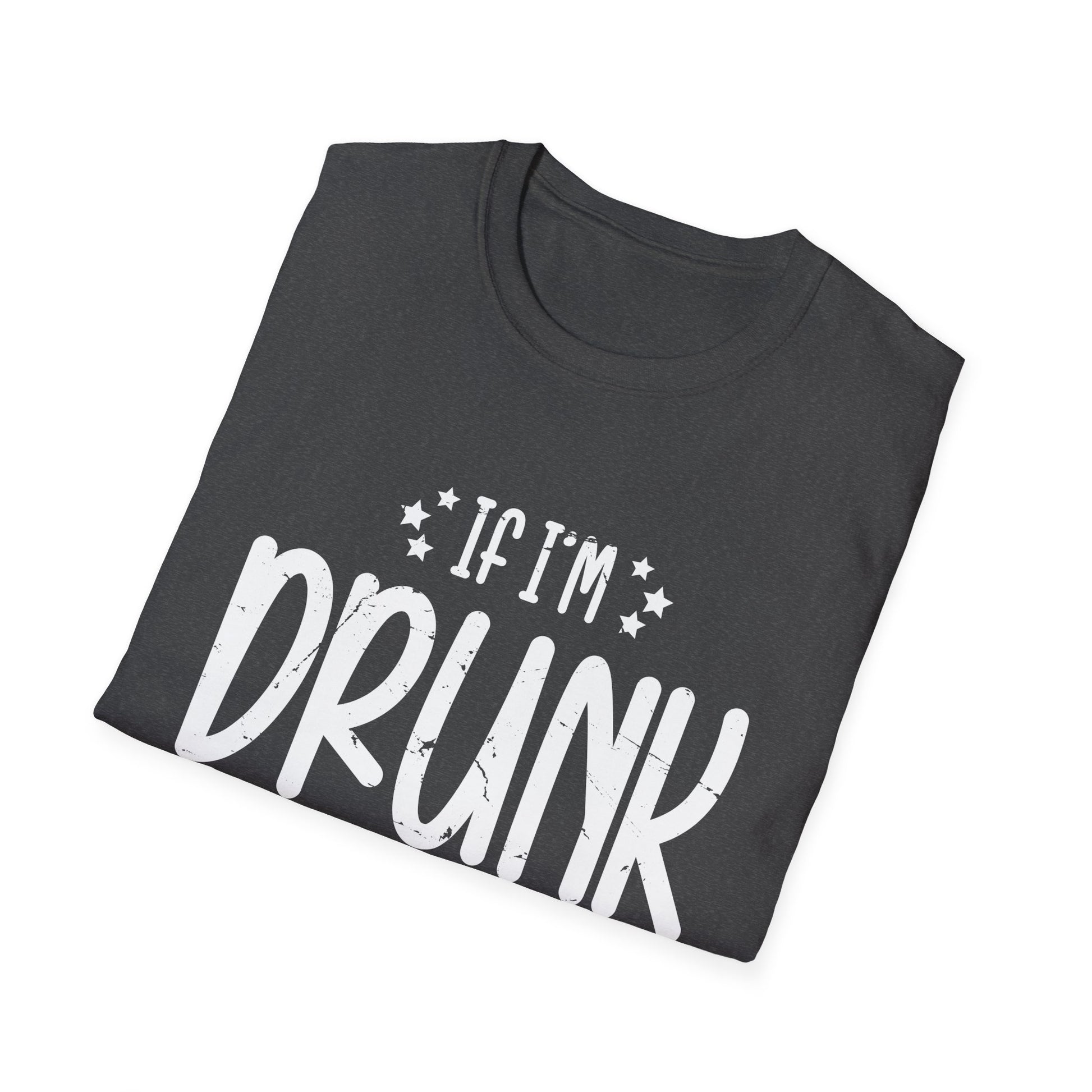 If I'm Drunk Blame Them Funny Matching Best Friend _ Family Unisex T-Shirt