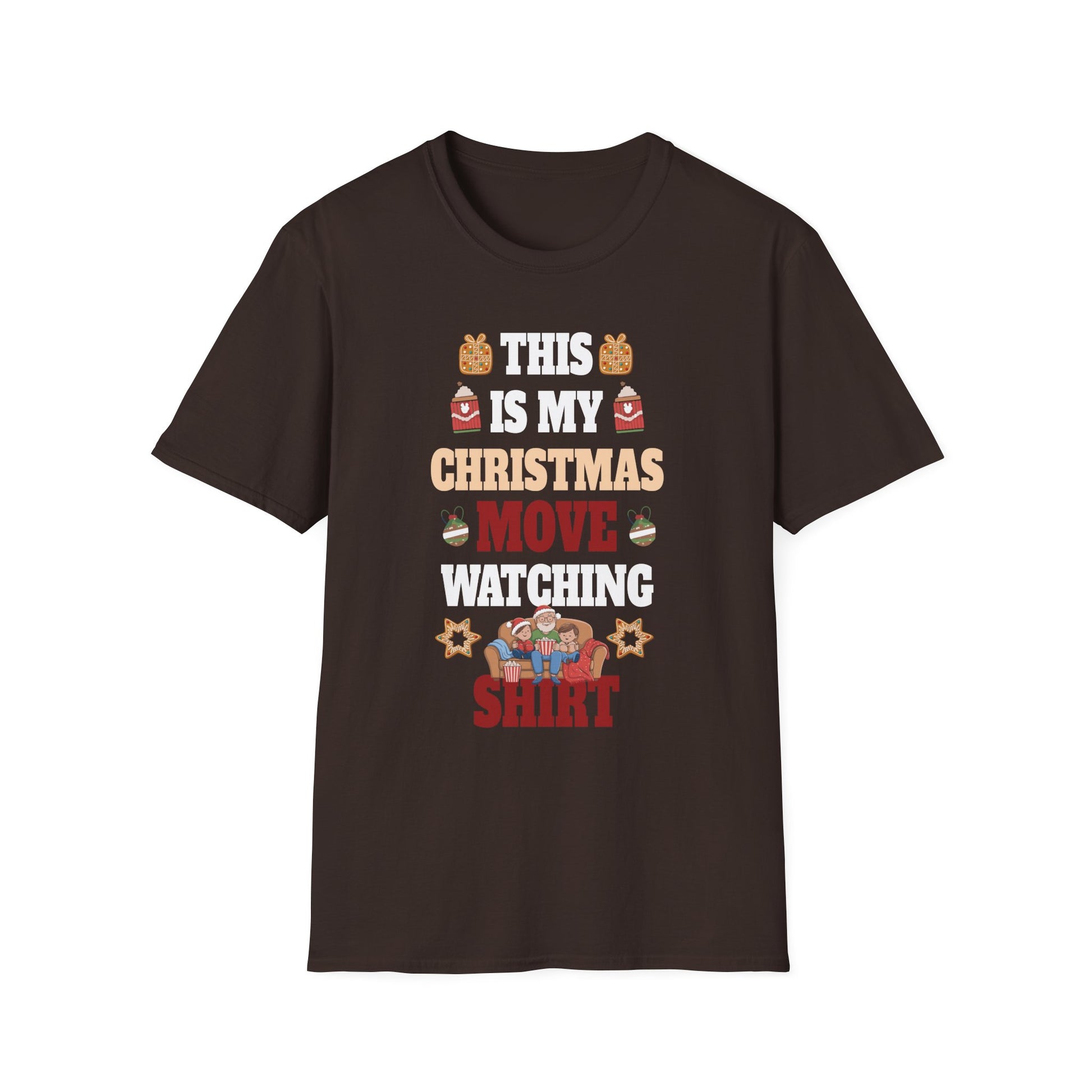 Christmas Movie Watching T-Shirt — "This Is My Christmas Movie Watching Shirt"