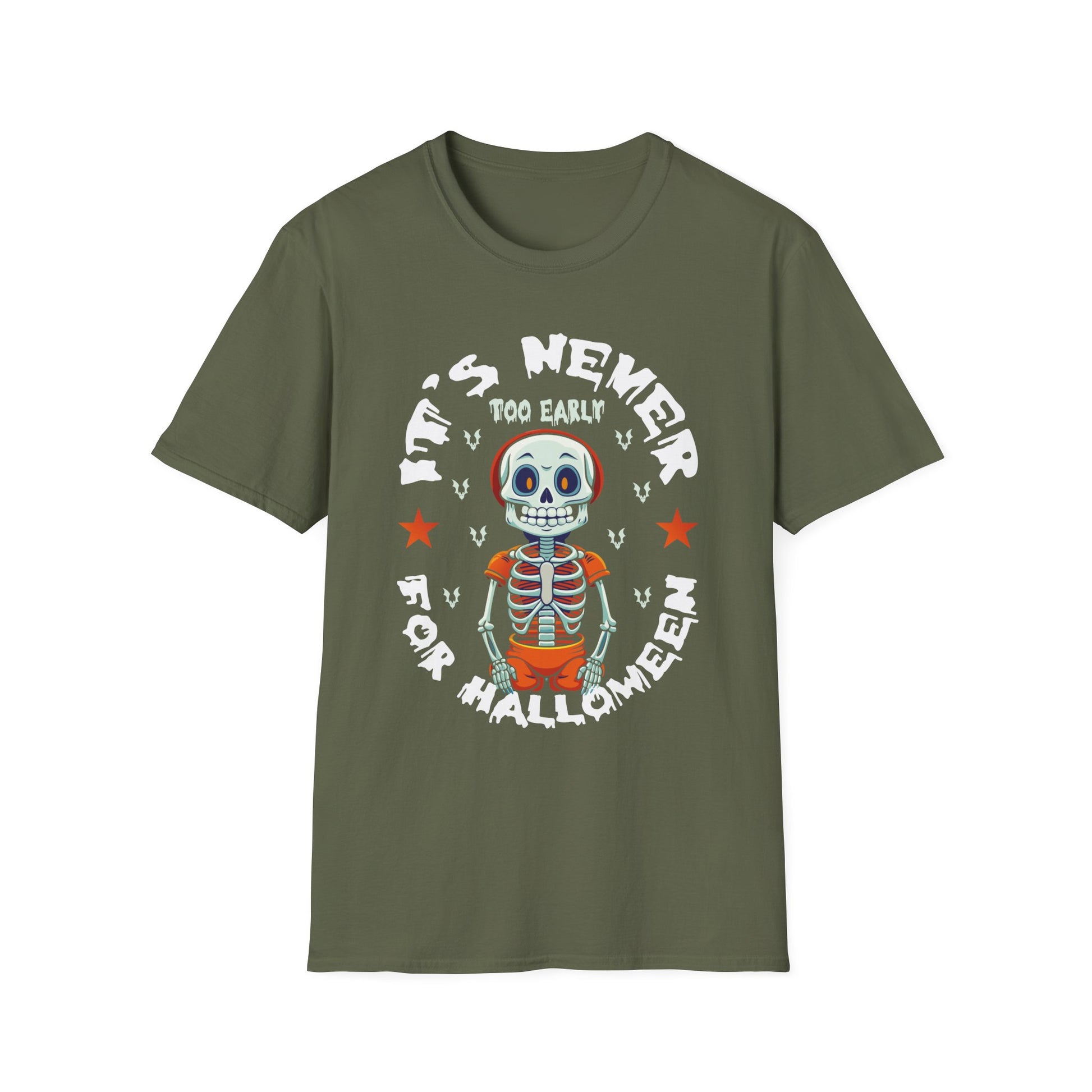 It's never too early for halloween Halloween Fun Halloween TeeUnisex Softstyle T-Shirt