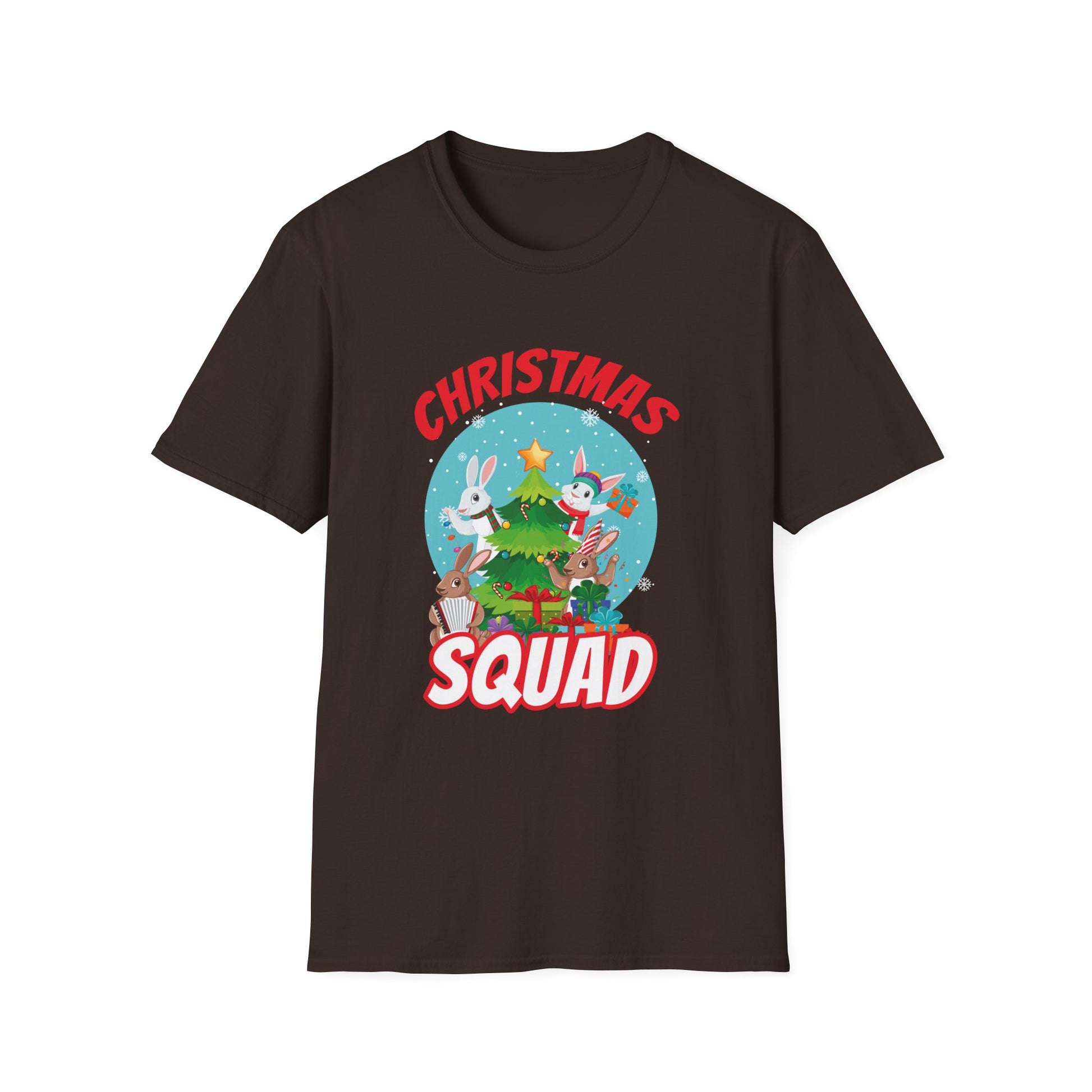 Bunny Christmas Tree Christmas Squad Bunnies Unisex T-Shirt