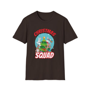 Bunny Christmas Tree Christmas Squad Bunnies Unisex T-Shirt