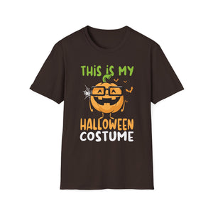 This Is My Halloween Costume Funny Jack O'Lantern Pumpkin T-Shirt Unisex Softstyle T-Shirt