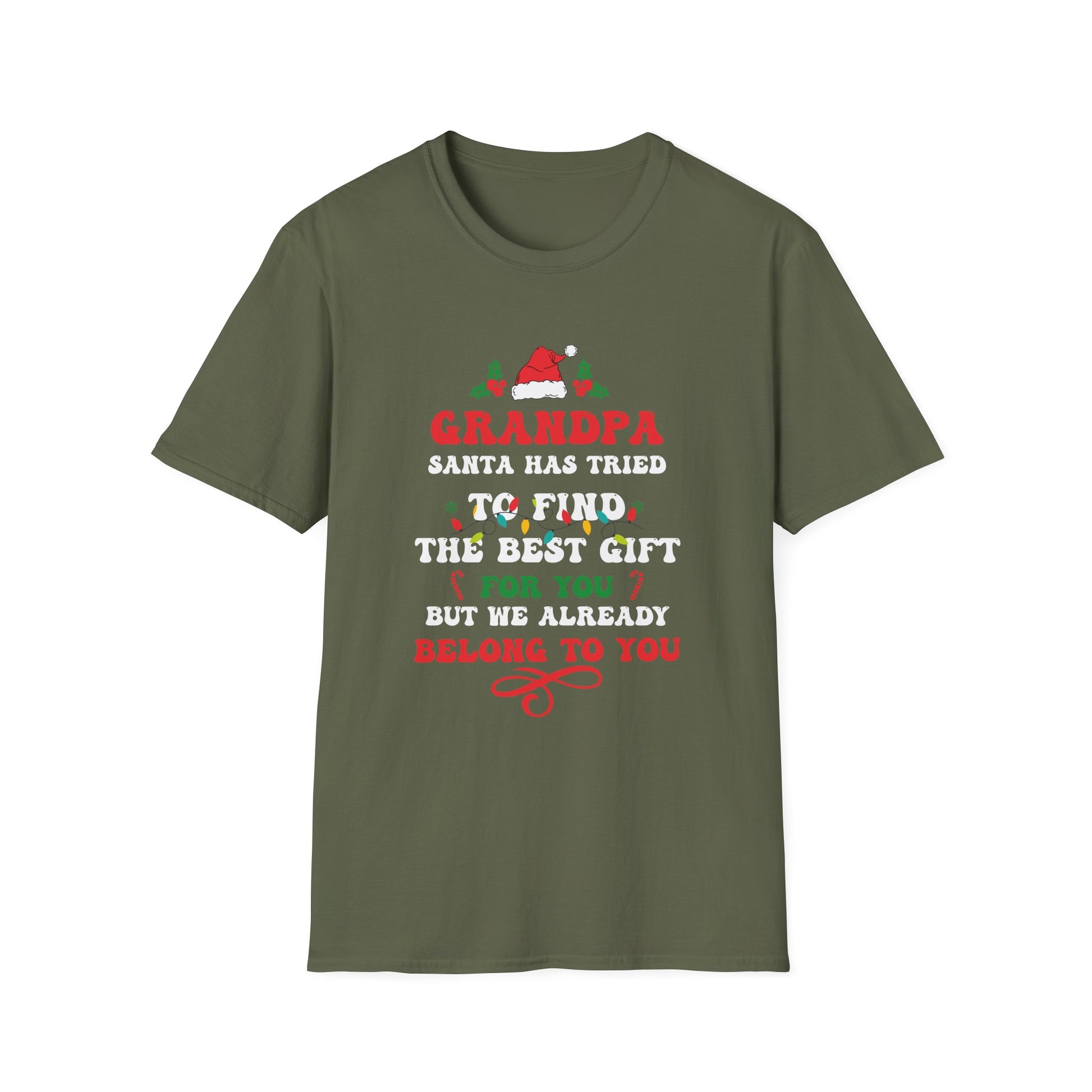 Christmas Shirt For Grandpa Xmas Christmas Granddad Unisex T-Shirt