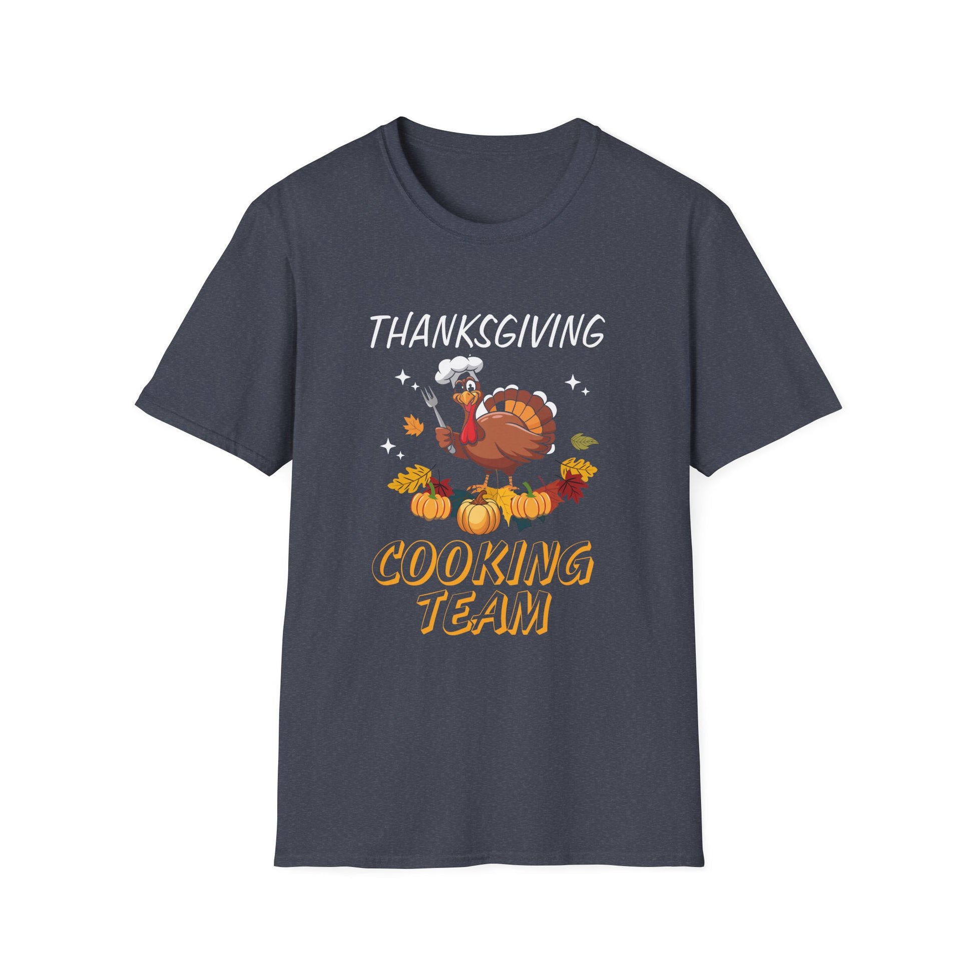 Thanksgiving Cooking Team T-Shirt – Funny Turkey Chef Holiday Tee  Unisex T-Shirt