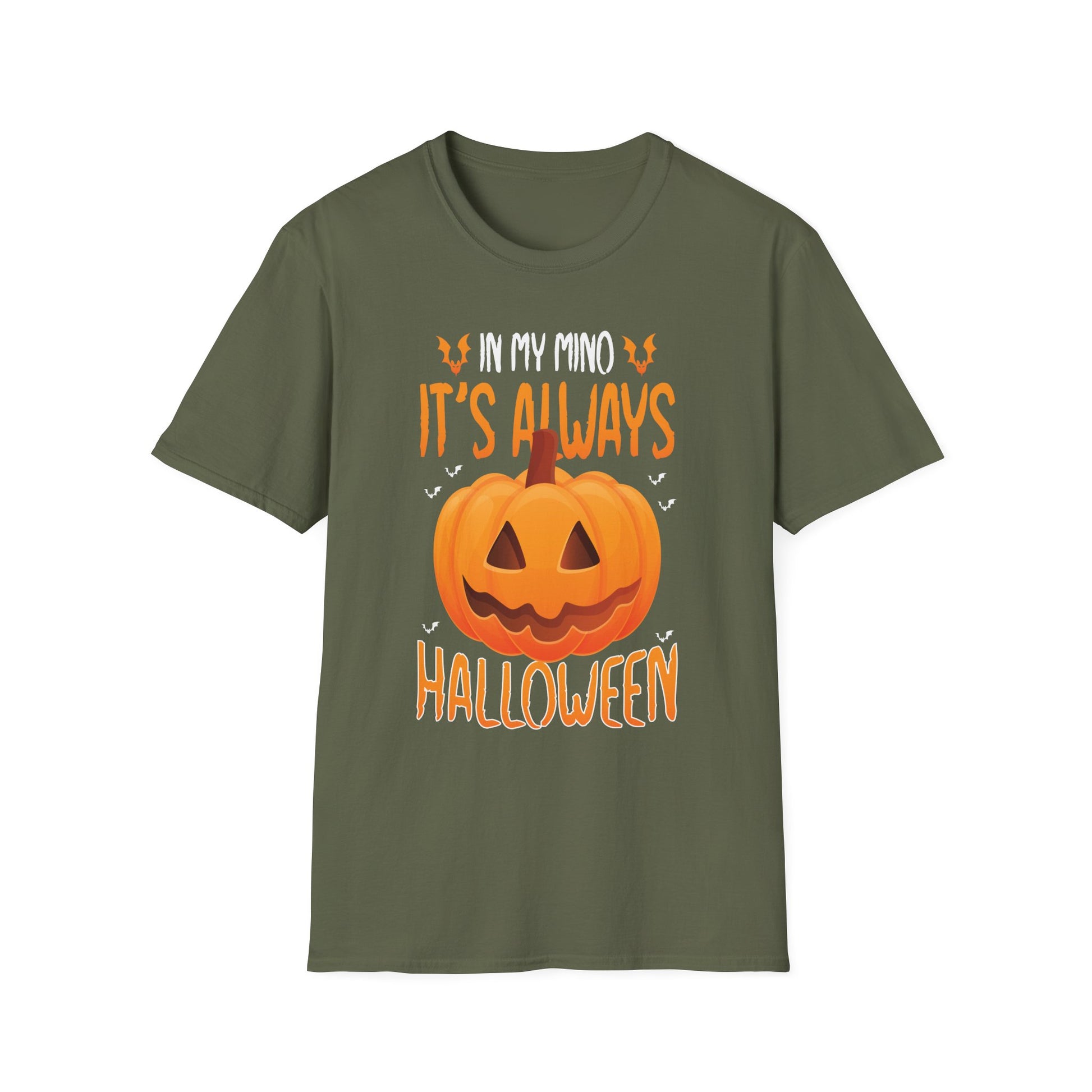 In my mind, it's always Halloween, Halloween Fun Halloween TeeUnisex Softstyle T-Shirt