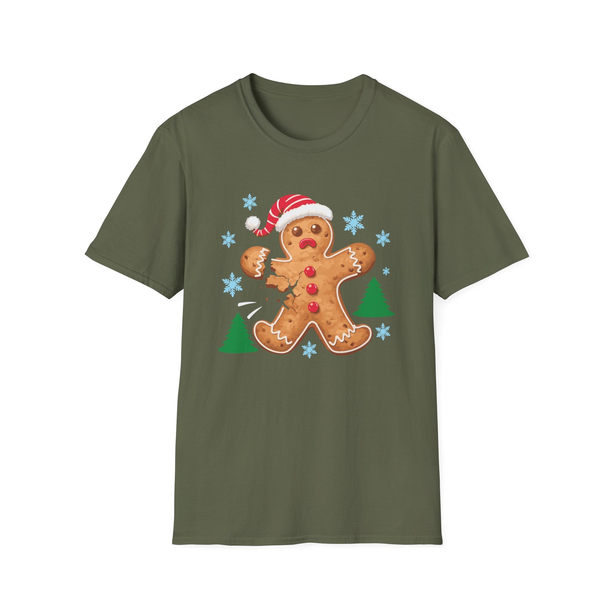 Gingerbread Cookie Christmas T-Shirt — Festive Holiday Baking Tee